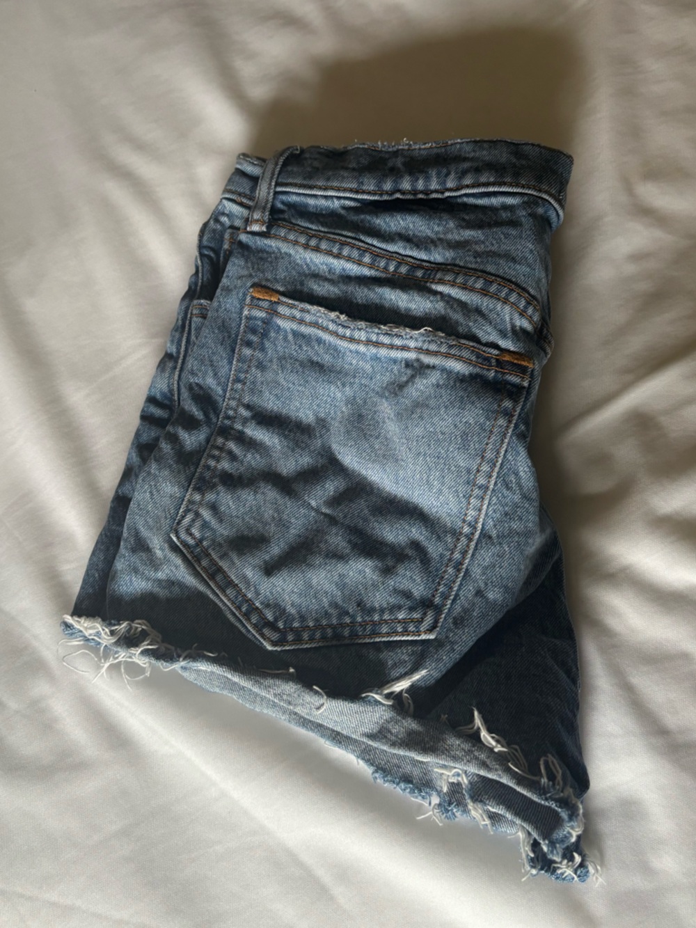 Abercrombie & Fitch Vintage Wash Straight Jeans - Light Blue